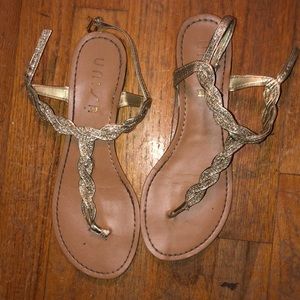 Gold Sandals